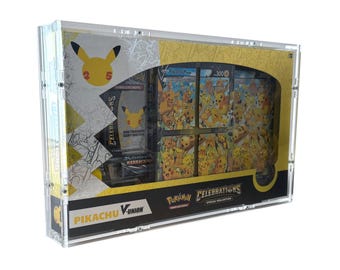 Acrylic case suitable for Pokemon Celebrations Pikachu V-Union Special Collection