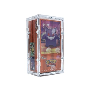 Custodia in acrilico adatta per Pokemon Gem Pack Booster Box (versione cinese)