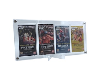 Acrylic Display Case for One Piece Op-01(white Bottom)/op-03 Booster Box - Etsy Acrylic Display Case for One Piece Op-01(white Bottom)/op-03 Booster Box - Etsy