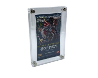 Acrylic case suitable for One Piece Booster English frame stand display