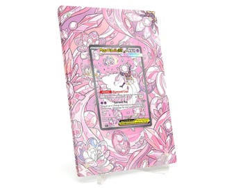 Cornice espositiva estesa adatta per Pokemon Mega Diancie ex Ascended Heroes (ASC) #282 con supporto incluso