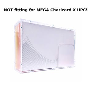 Acryl Case passend für Pokemon Charizard Glurak Ultra Premium Collection / Kollektion UPC UPK