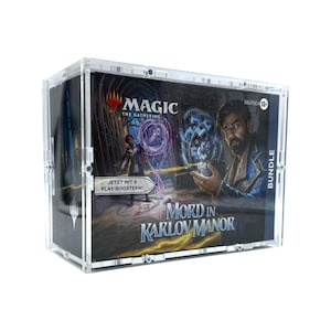 Estuche de acrílico fabricado en Alemania apto para caja de sobres de exhibición de caja de paquete Magic the Gathering de MtG