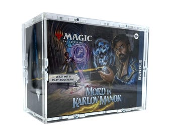 Made in Germany acrylic case suitable for MtG Magic the Gathering Bundle Box Display Booster Box