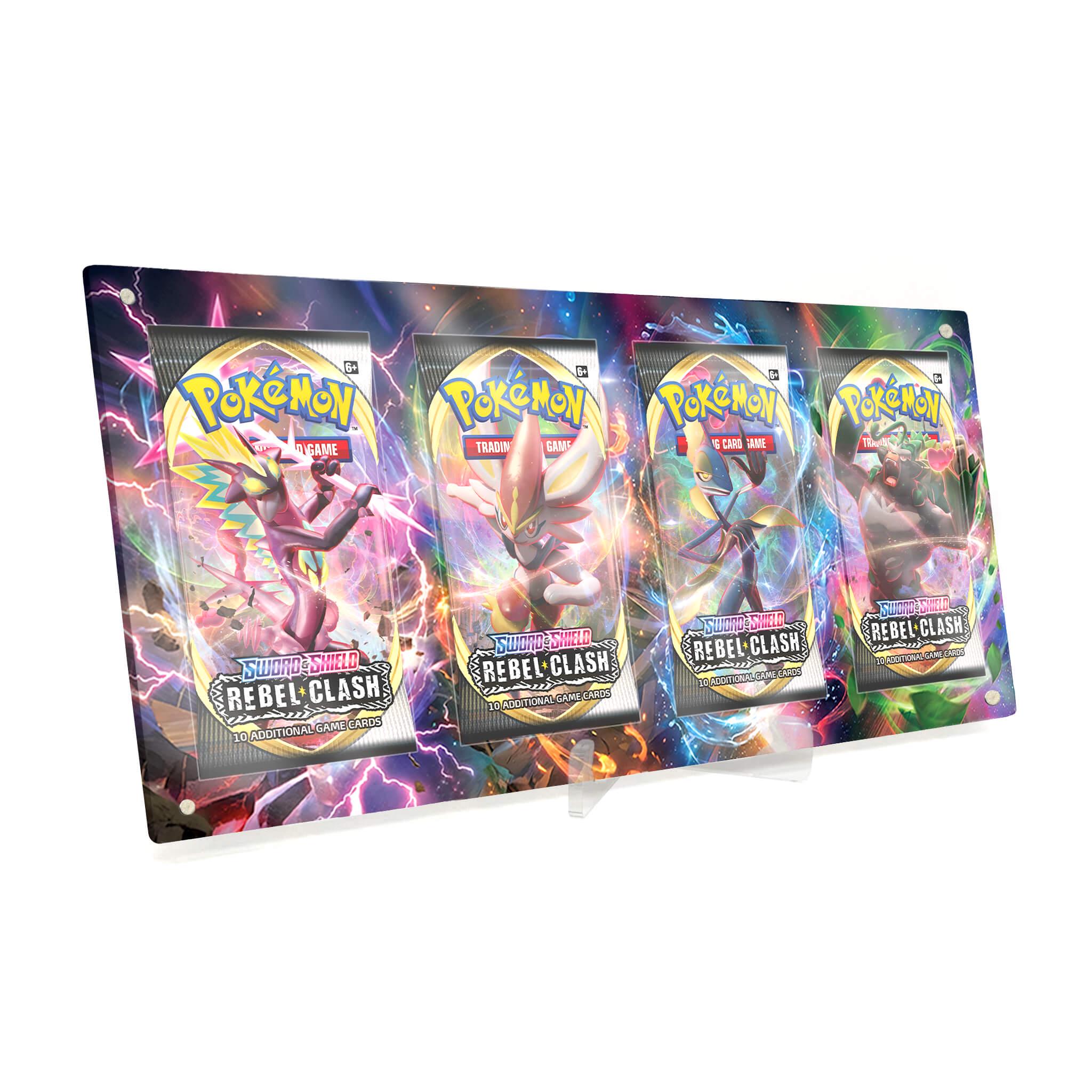 Pokemon Display Frame Stackable Extended Artwork Display Case Frame Suitable for Pokemon Booster Rebel ...