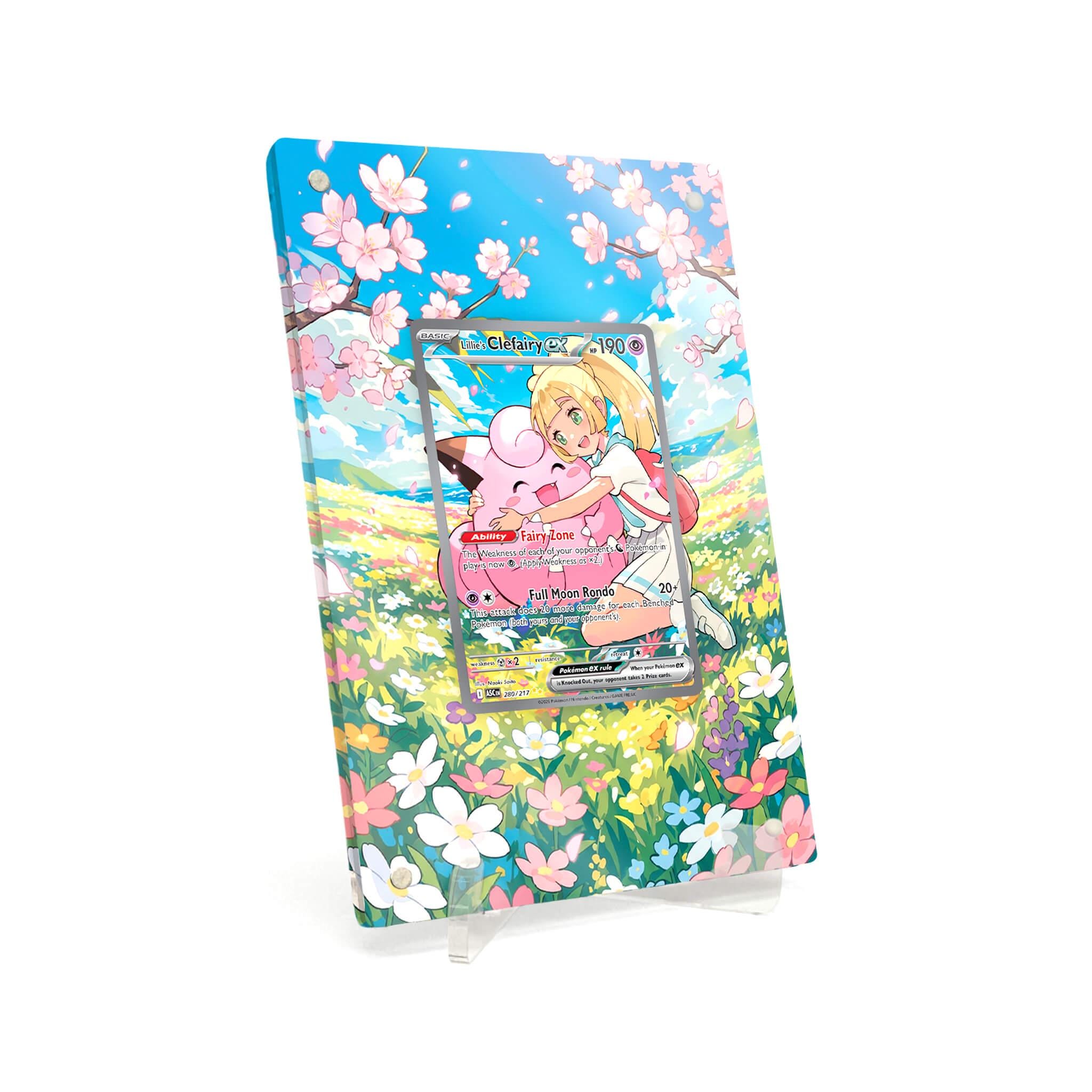 Extended Artwork Display Case Frame Suitable for Pokemon Lillie