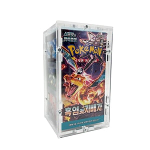 Gemaakt in Duitsland Acryl Case geschikt voor Pokemon Koreaanse Display Booster Box klein