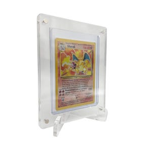 Made in Germany Acryl Case passend für Toploader magnetisch Ständer Aufsteller Rahmen Pokemon Lorcana One Piece