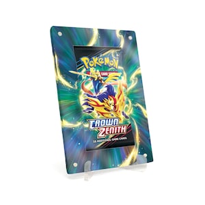 crown zenith booster display box Pokemon Mini Tin 4-Display Case Many more Pokmon have their own tales to tell in battle as the Sword Crown Zenith Case - Etsy