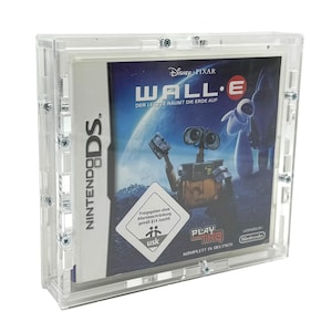 Op de afbeelding: Een transparante plastic case met een Nintendo DS-spel erin. Het spel is WALL-E, een film van Disney Pixar. Het spel is geclassificeerd als USK 14.
