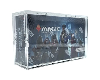 Estuche de acrílico apto para expositores de cajas de sobres de juego Magic the Gathering de MtG