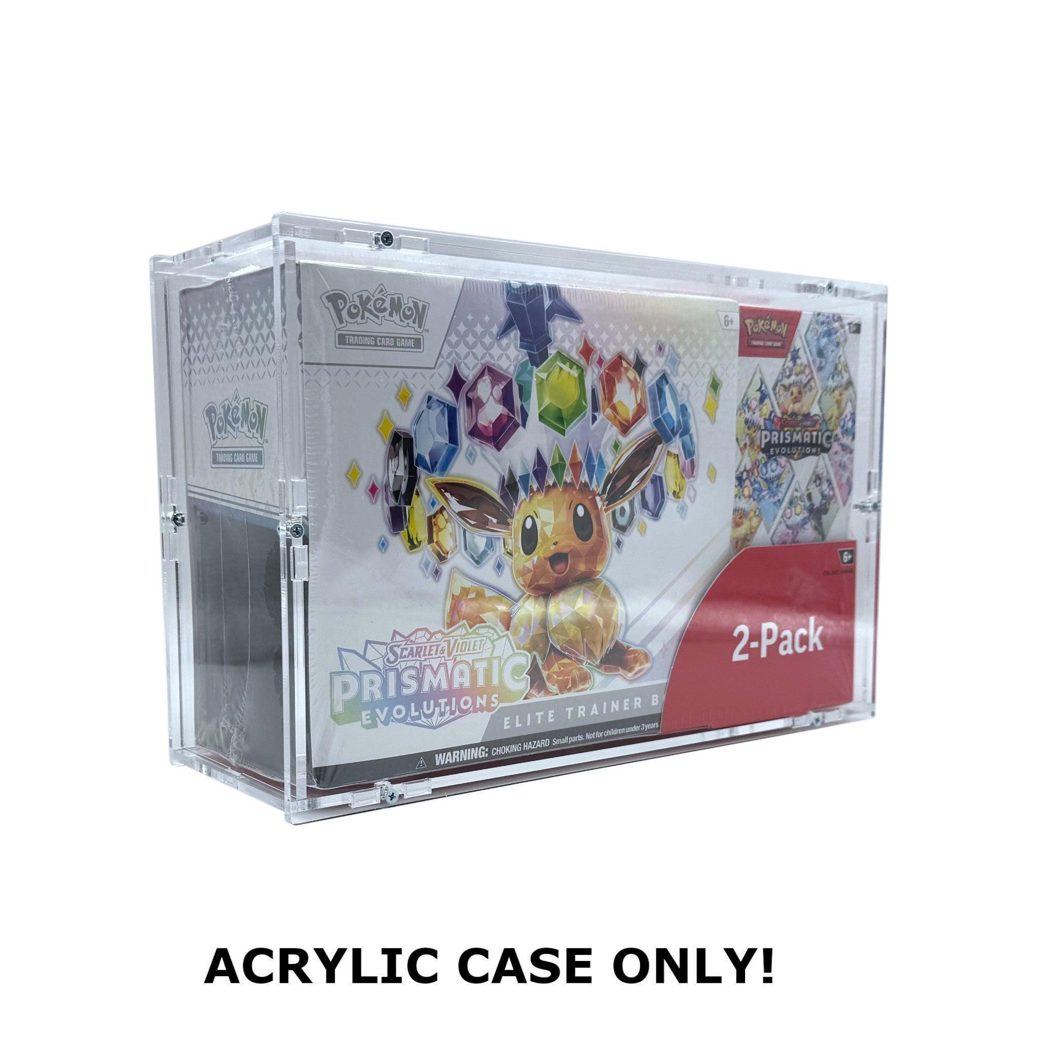 acrylic case for pokemon booster pack Bundle Display Display and Storage 99  GenZGaming *Pack(s) not included Spectrum Booster Box Display Case