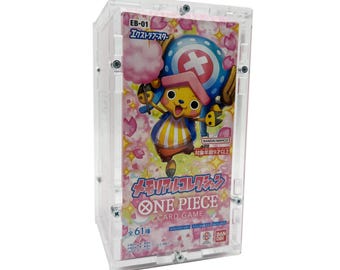 Acrylic case suitable for One Piece Display Booster Box Memorial Collection EB-01 + EB-02