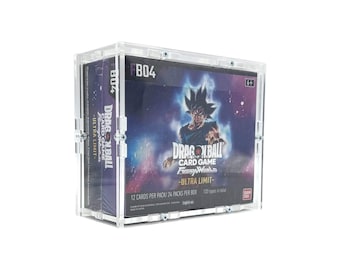 Acrylic case suitable for Dragon Ball Super Fusion World Display (Booster Box) English FB01 / FB02 / FB03 / FB04