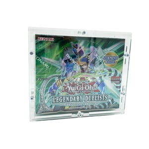 Estuche de acrílico fabricado en Alemania adecuado para Yu-Gi-Oh! Caja de sobres de 5 cartas con 36 sobres de Yugioh