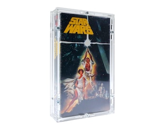 Acrylic case suitable for VHS video cassette (American version)