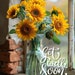 Get Well Soon Greeting Card, Sunflower Design, Printable Digital ...
