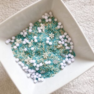 Winder Wonderland Sensory Mix, Sensory Rice, Winter Sensory Kit, Sensory Bin Filler
