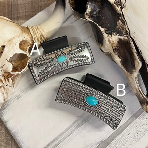 WESTERN HAIR CLIP I Rodeo Cowgirl Hair Claw I Western Casting Hair Clip