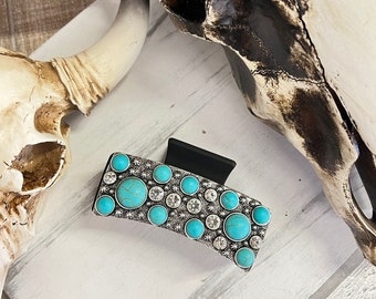 WESTERN HAIR CLIP I Rodeo Cowgirl Hair Claw I Western Casting Hair Clip