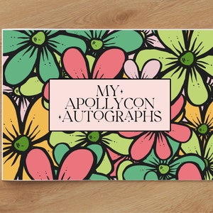 ApollyCon Signature Booklets 2024 Book Convention// Book Plates // Book Convention Stickers // Book Stickers// Author//APOLLYCON VENDOR