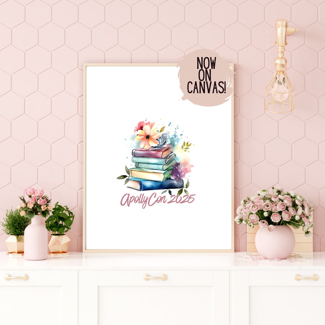Apollycon 2025 VENDOR Book CANVAS Poster, Signatures Author Signature