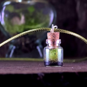 Living Moss Terrarium Necklace | The Perfect Unique Valentines Gift -G-