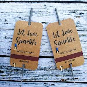 Etichette personalizzate per fuochi d'artificio per matrimonio, etichette per fuochi d'artificio per matrimonio con nastro adesivo, etichette personalizzate per fuochi d'artificio, festa, anniversario, fidanzamento