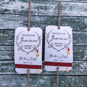 Etiquetas de bengalas personalizadas para bodas, etiquetas de bengala, fiestas y más. Dale vida a tu celebración con etiquetas de bengalas personalizadas