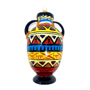 African Vase Glass Ornament &quot;Siringit&quot; - Kenzies of London for Olivia Goes Global
