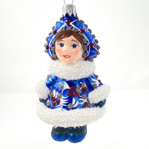Polish Girl Christmas Ornament - Holidays Around the World - Blue