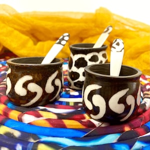 Bone bowl and Spoon Set of 2 pieces - Made from Sustainably Sourced Bone