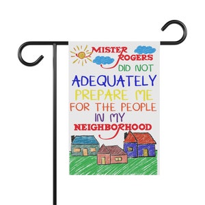 Mister Rogers Garden Flag