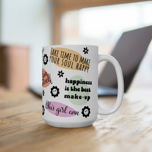 Love Yourself Affirmations Ceramic Mug 15oz