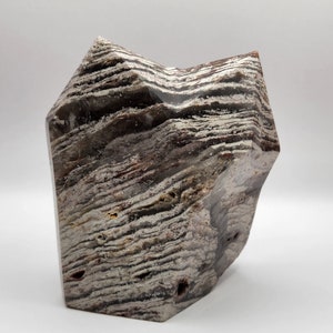 Lodolite Quartz Double Point Carving with Black Tourmaline Inclusions (Thousand Layer Quartz)