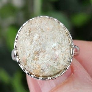 HQ White Garden Quartz Ring (.925 SS)