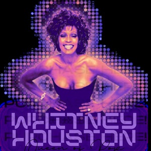 Queen of Pop WHITNEY H0UST0N PNG Download - Transparent