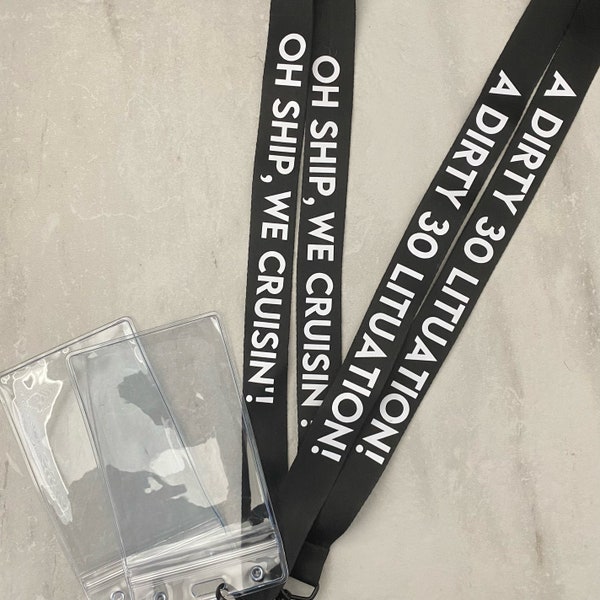 Personalized Lanyards for Cruises & Vacations