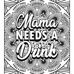 Funny Coloring Pages for Moms