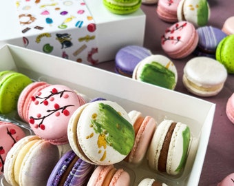 Blooms Of Joy: Spring Macaron Collection