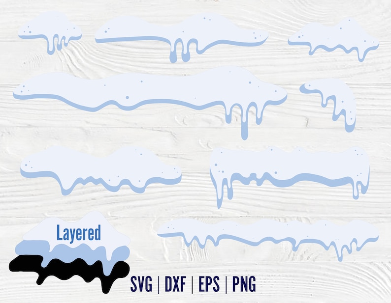 Snow SVG Snow Clipart Svg Cricut Snow Png Snow Cut Cricut Svg Vector