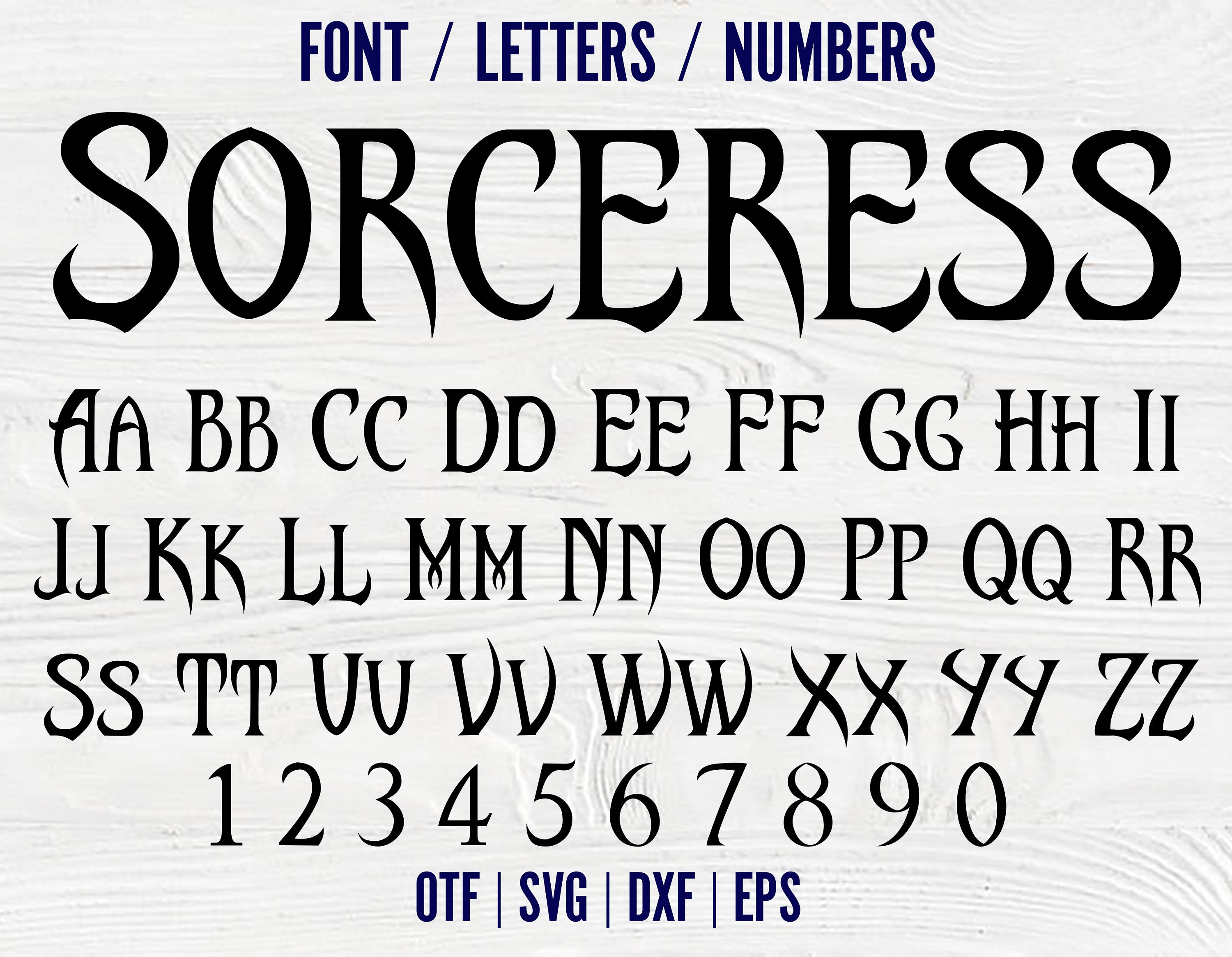 Witch Babe - Sans Serif Blackletter Font, Mystery Font By ariodsgn