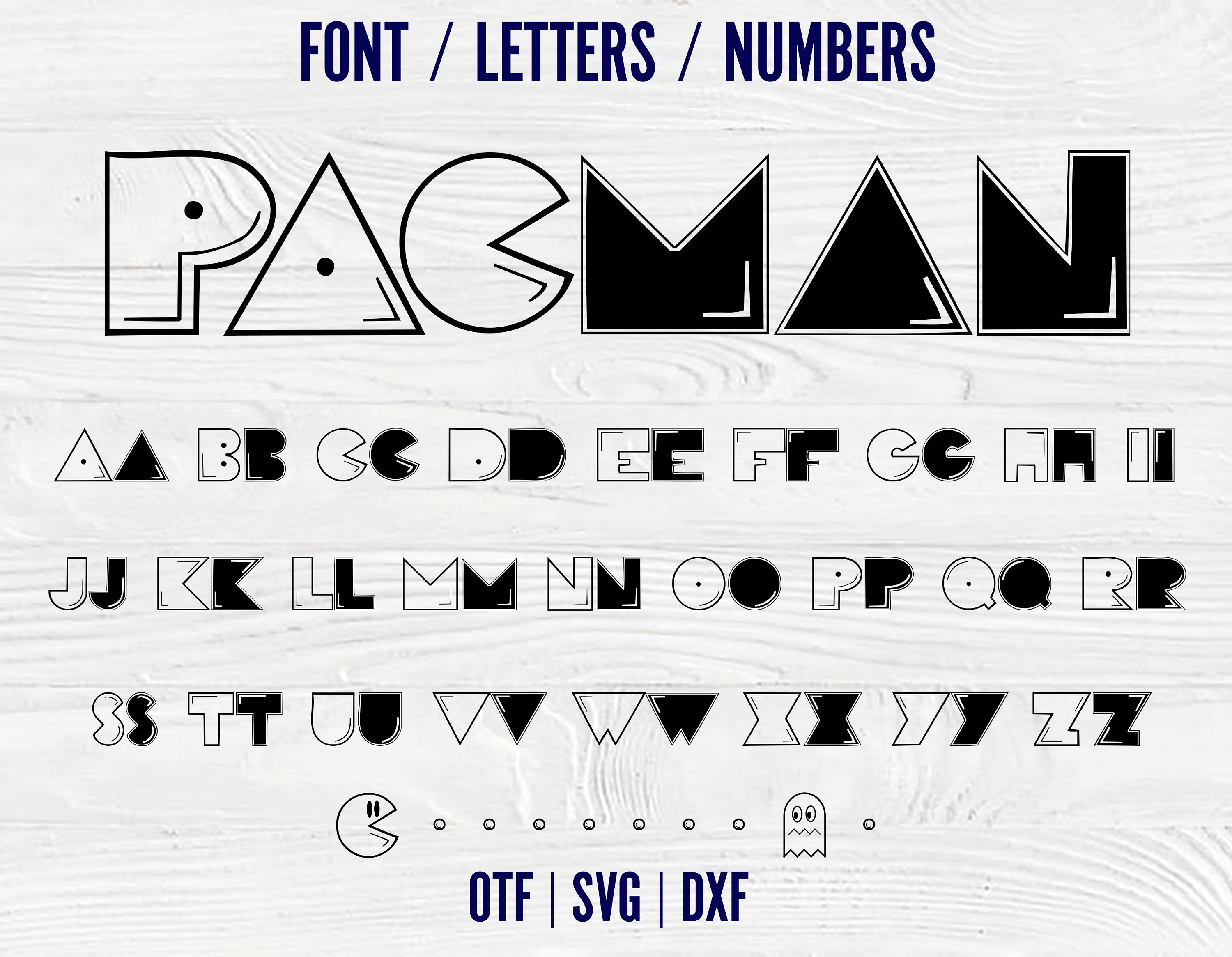 Arcade Game Font OTF Arcade Game Letters SVG Cricut Gamer Font Etsy