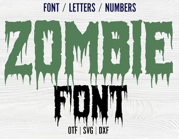 Zombie Z Letter Sticker Line PNG & SVG Design For T-Shirts