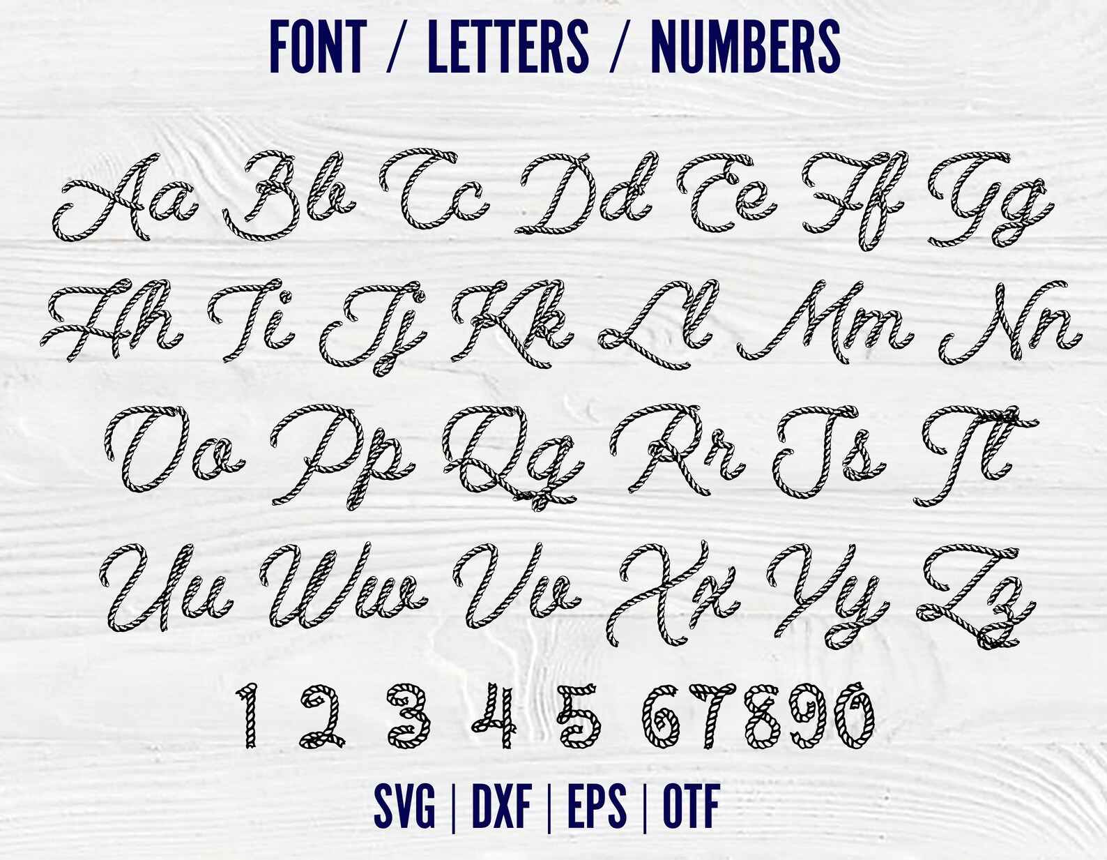 Cowboy Rope Fonts Bundle Handwriting Font Svg Rope Font Otf Etsy