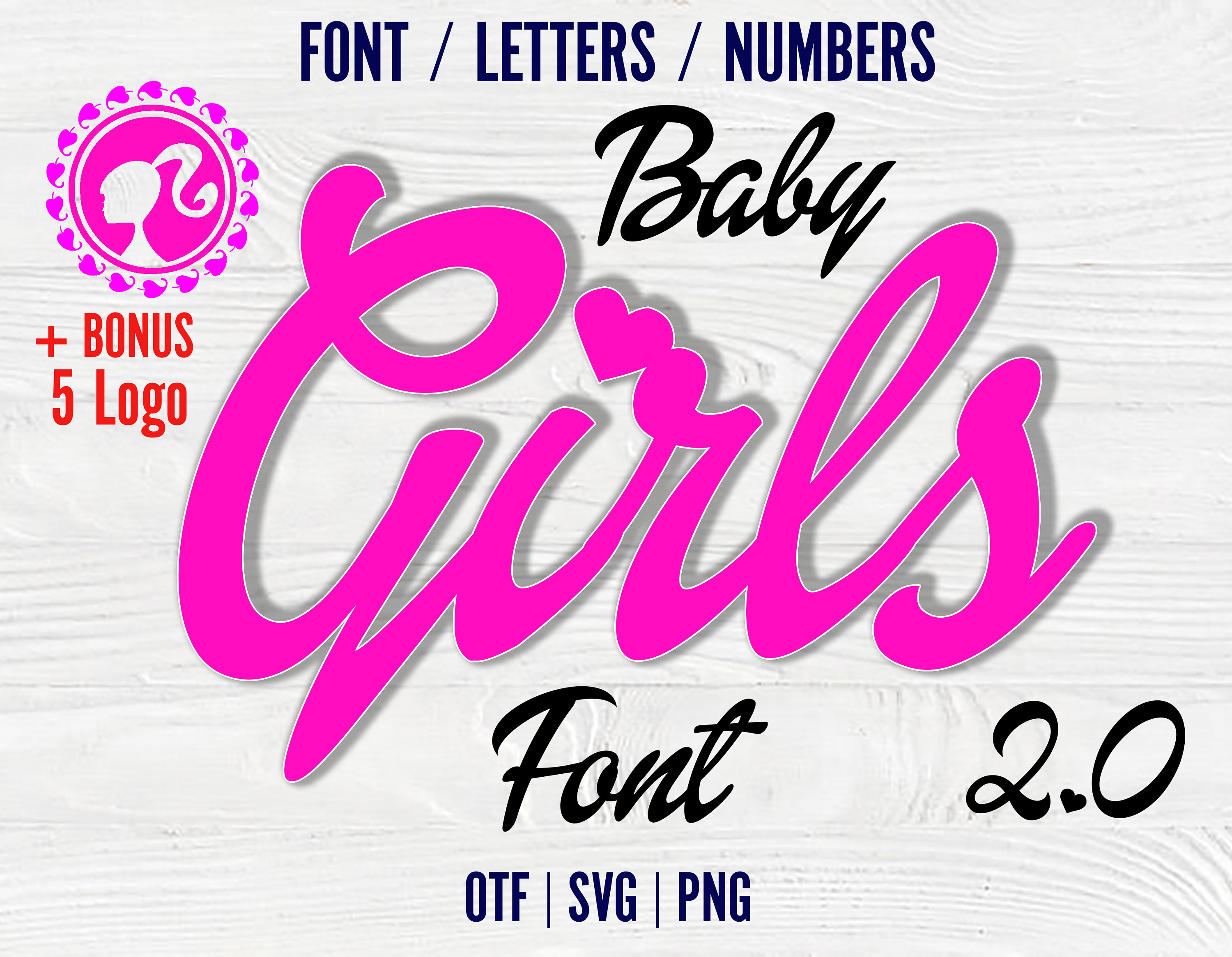 Girl Letters Baby Girl Font Otf Baby Letters Svg Baby Shirt Diy Svg Baby Font Svg ...