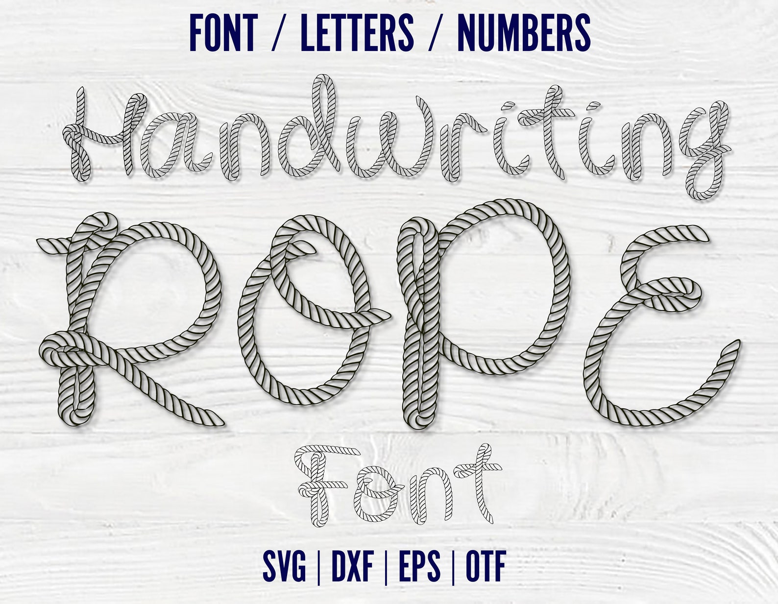 Cowboy Rope Fonts Bundle Handwriting Font Svg Rope Font Otf Etsy