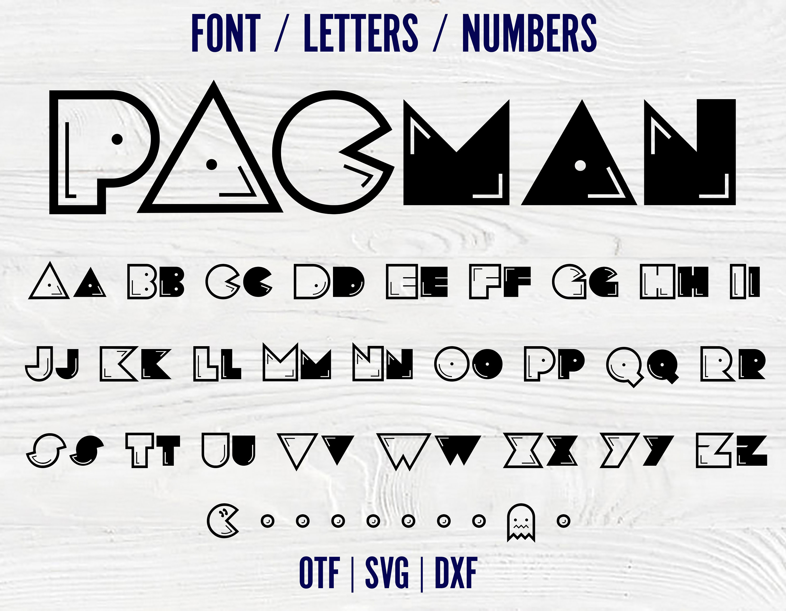 Arcade Game Font OTF Arcade Game Letters SVG Cricut Gamer Font Etsy