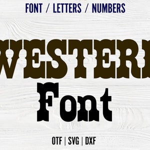 Fonte ocidental otf letras ocidentais svg cricut cowboy svg letras silhueta fonte otf vintage svg cowboy letras cricut vintage camisa de bebê diy