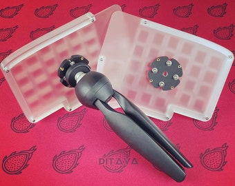 The “Lucky Pucker” Tenting Puck for Split Ergonomic Keyboards